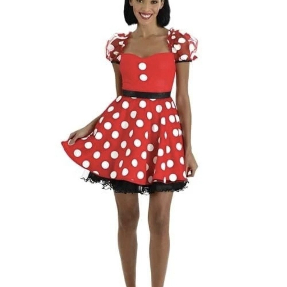 Disney Red and White Polka Dot Dress